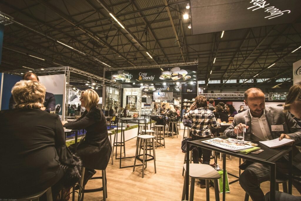 people inside a café collaborating 