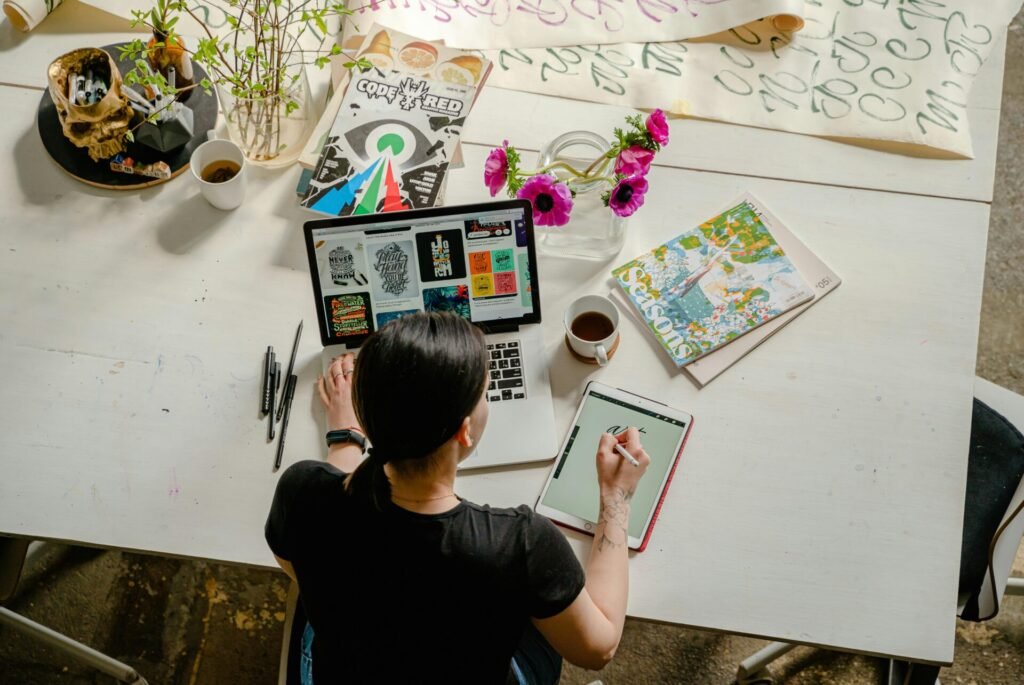 women working on New Hobby