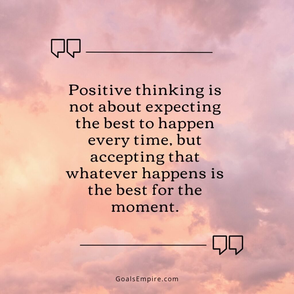 quotes on positive thinking 