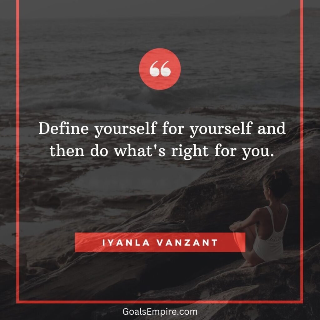 70 Best Kwanzaa Quotes to Celebrate the Seven Principles 7 Define yourself for yourself and then do what's right for you. - Iyanla Vanzant
